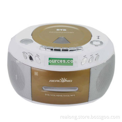 Portable DVD player with USB/TF card slot and cassette Carmen